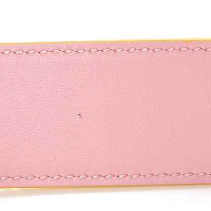 Fendi Vitello Dolce Bi-Color Strap You Grigio Polvere Bubblegum 5 of 6