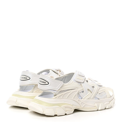 Balenciaga Neoprene Rubber Womens Track Sandals 38 White 4 of 8