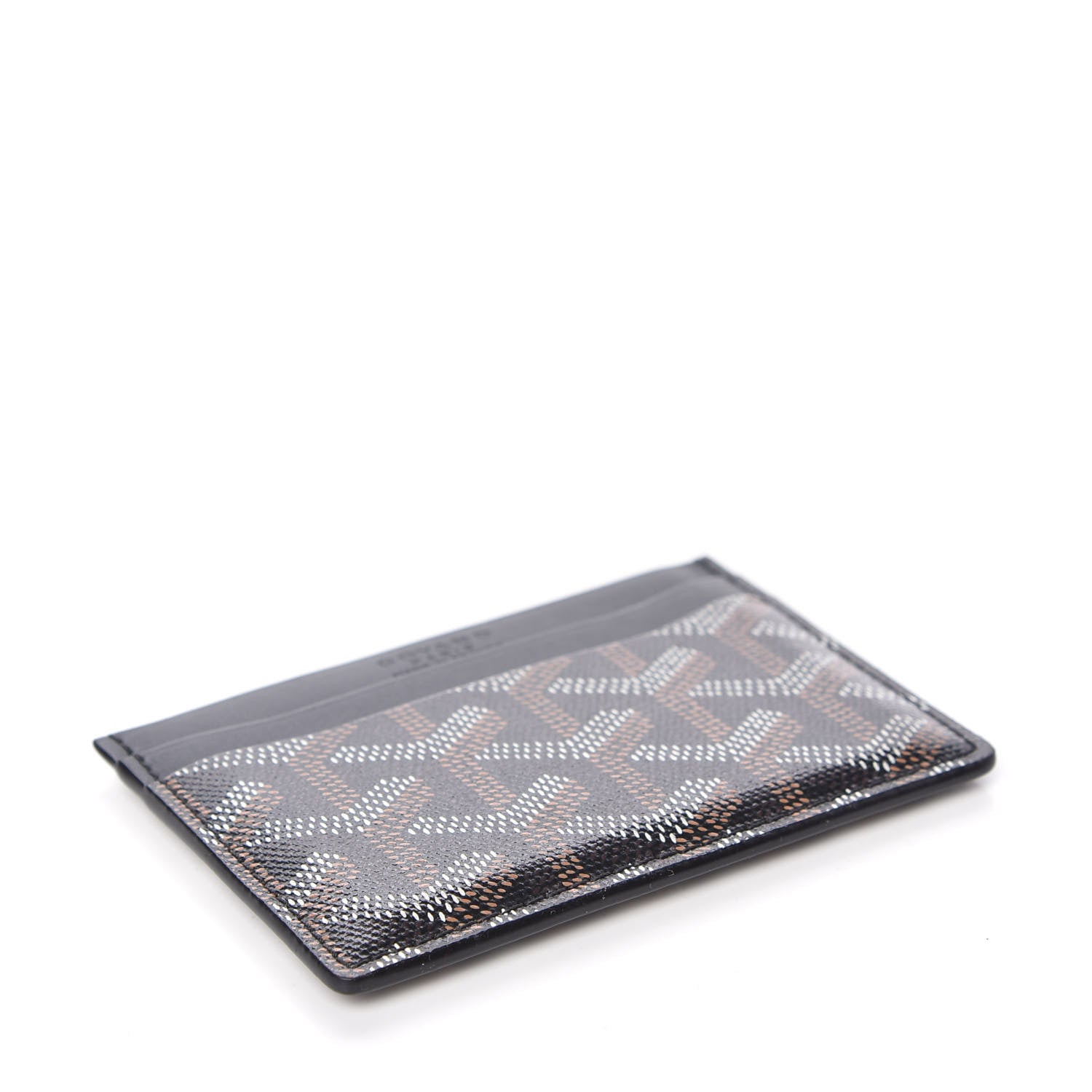 Goyard Goyardine Saint Sulpice Card Holder Black 4 of 6
