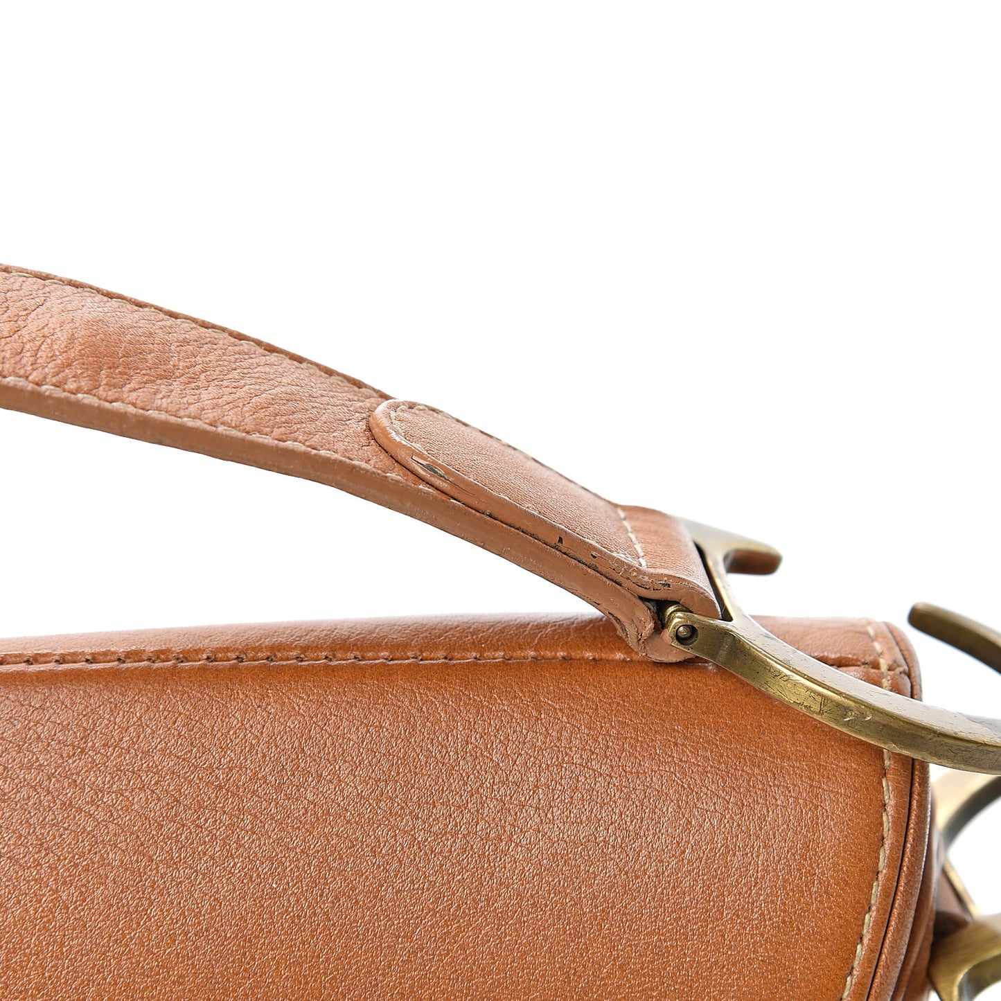 Calfskin Saddle Bag Tan