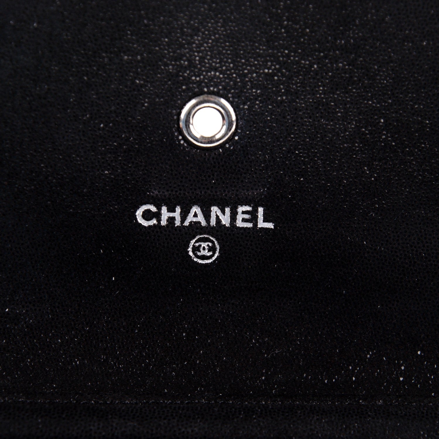 Chanel Iridescent Caviar Crystal Quilted Wallet On Chain WOC Black 6 of 9