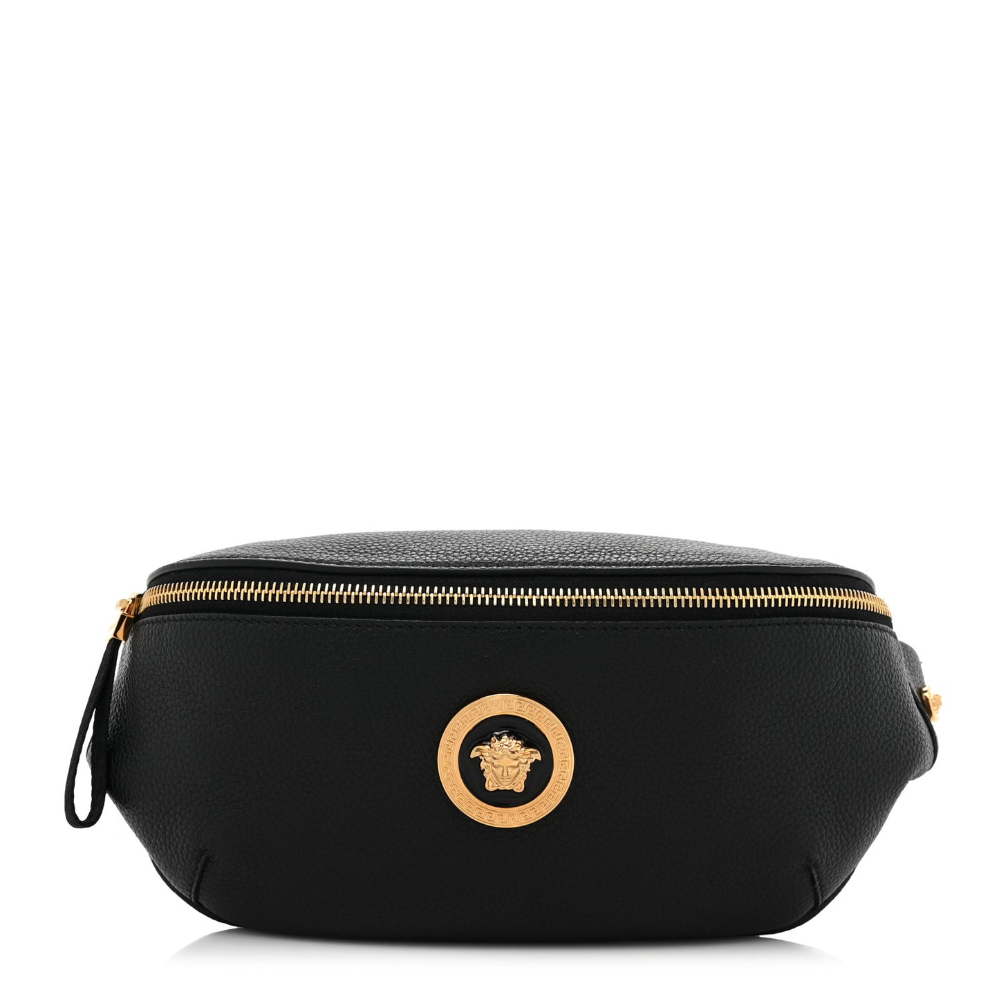 Grained Calfskin Vanitas Medea Belt Bag Black