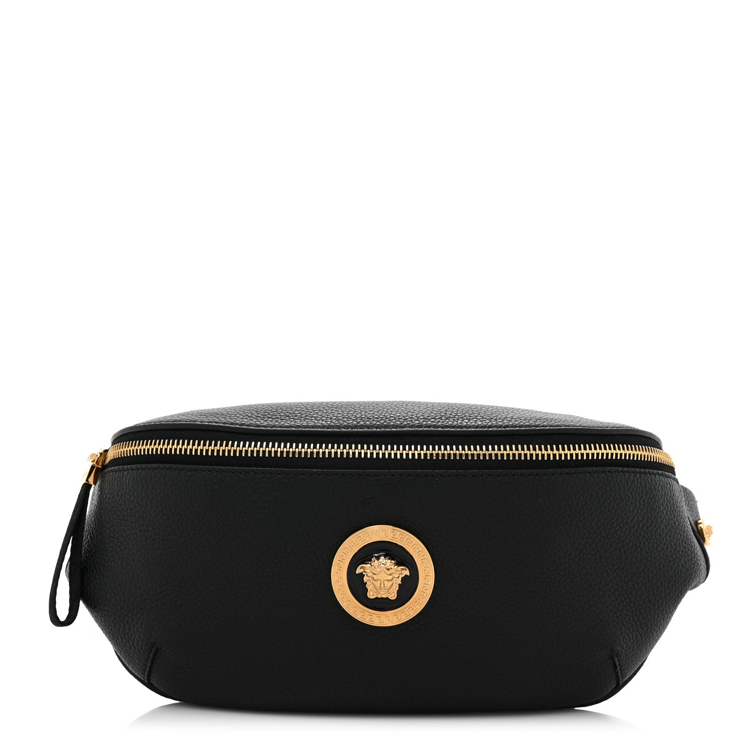 Versace Grained Calfskin Vanitas Medea Belt Bag Black 1 of 7