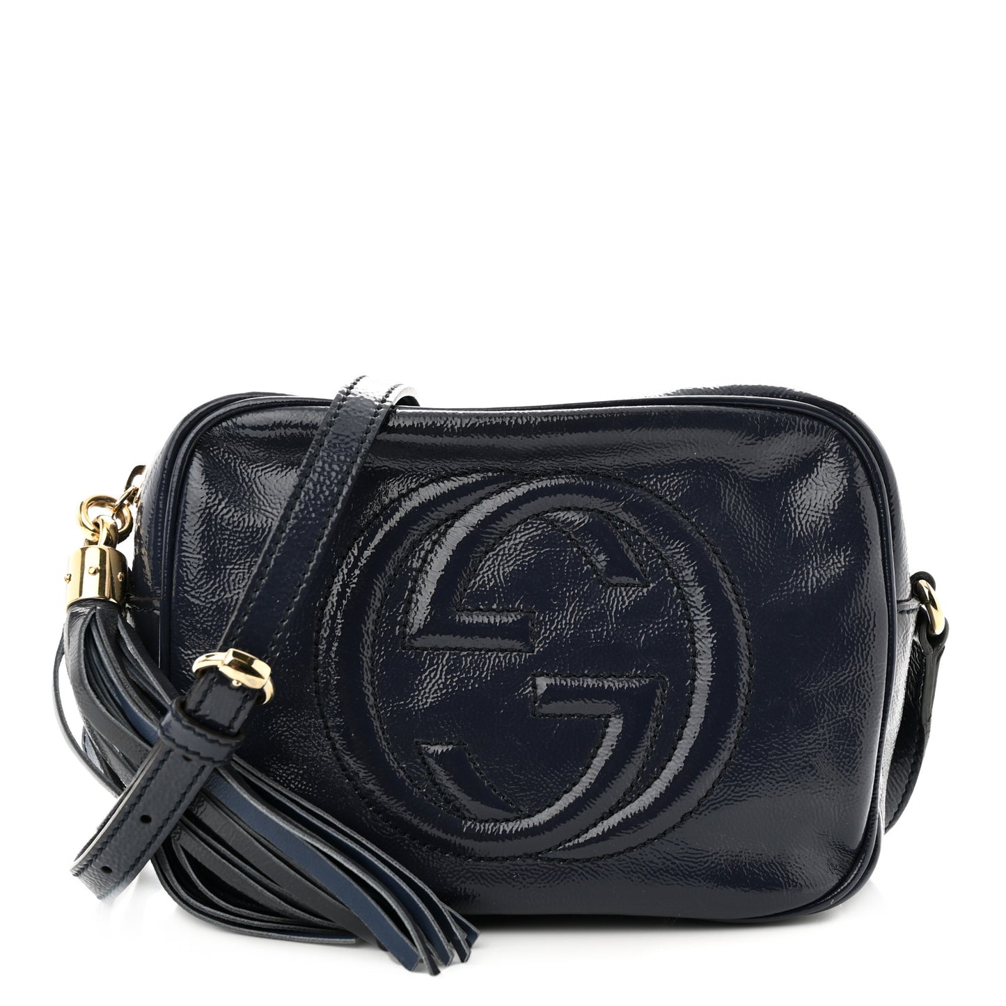 Vernice Naplack Small Soho Disco Bag Uniform Blue