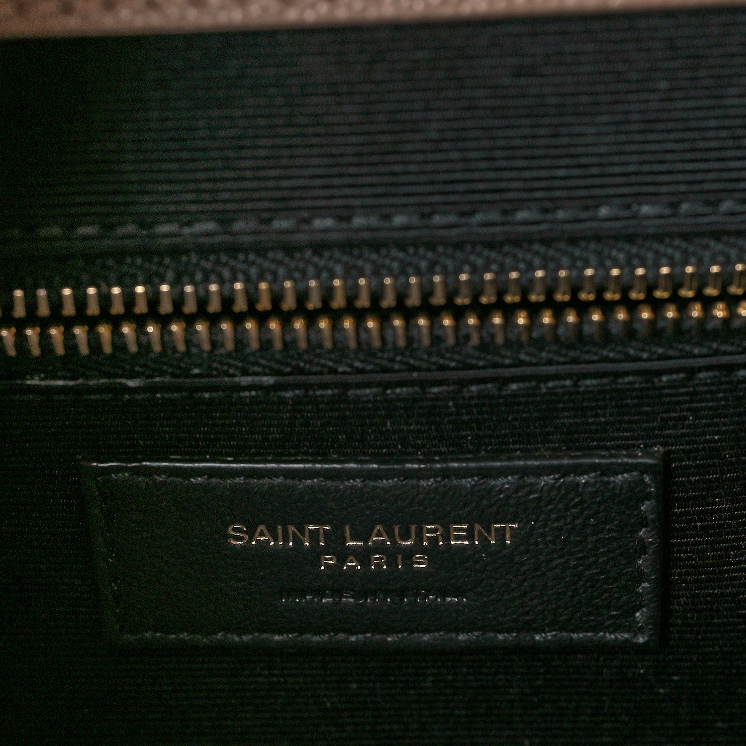 Saint Laurent Grain De Poudre Textured Mixed Matelasse Triquilt Large Monogram Satchel Natural Tan 6 of 10
