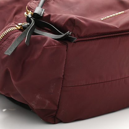 Burberry Nylon Small Rucksack Backpack Burgundy Red 9 of 11