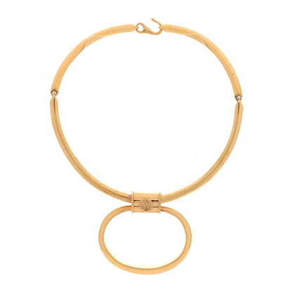 Louis Vuitton Metal Pure Choker Necklace Gold 3 of 6