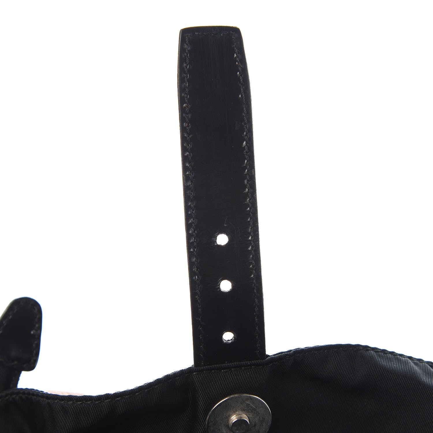 Prada Nylon Vela Medium Backpack Black 9 of 10
