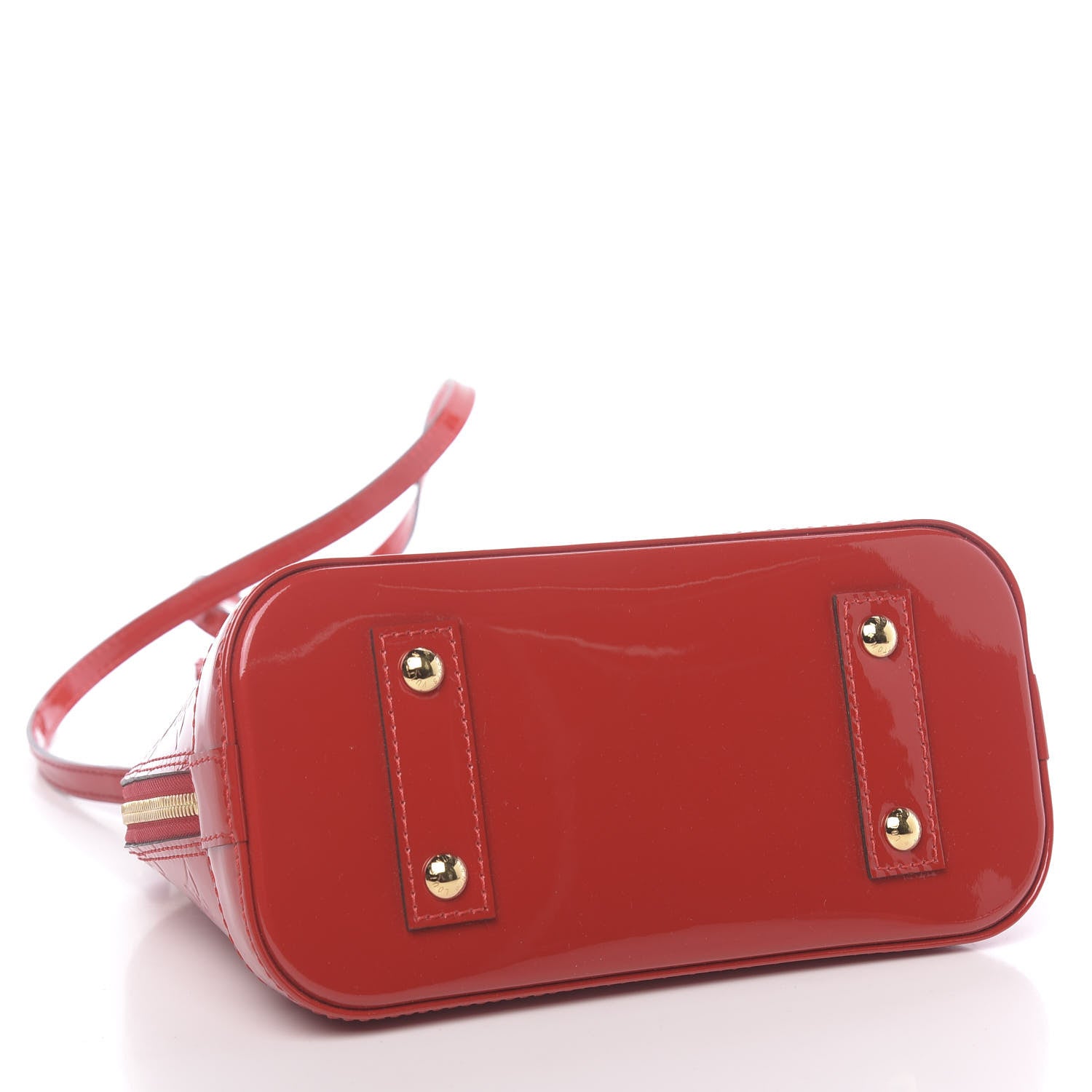 Louis Vuitton Vernis Alma BB Cherry 5 of 12
