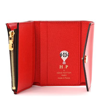 Louis Vuitton Damier Ebene Zoe Wallet Coquelicot 5 of 8