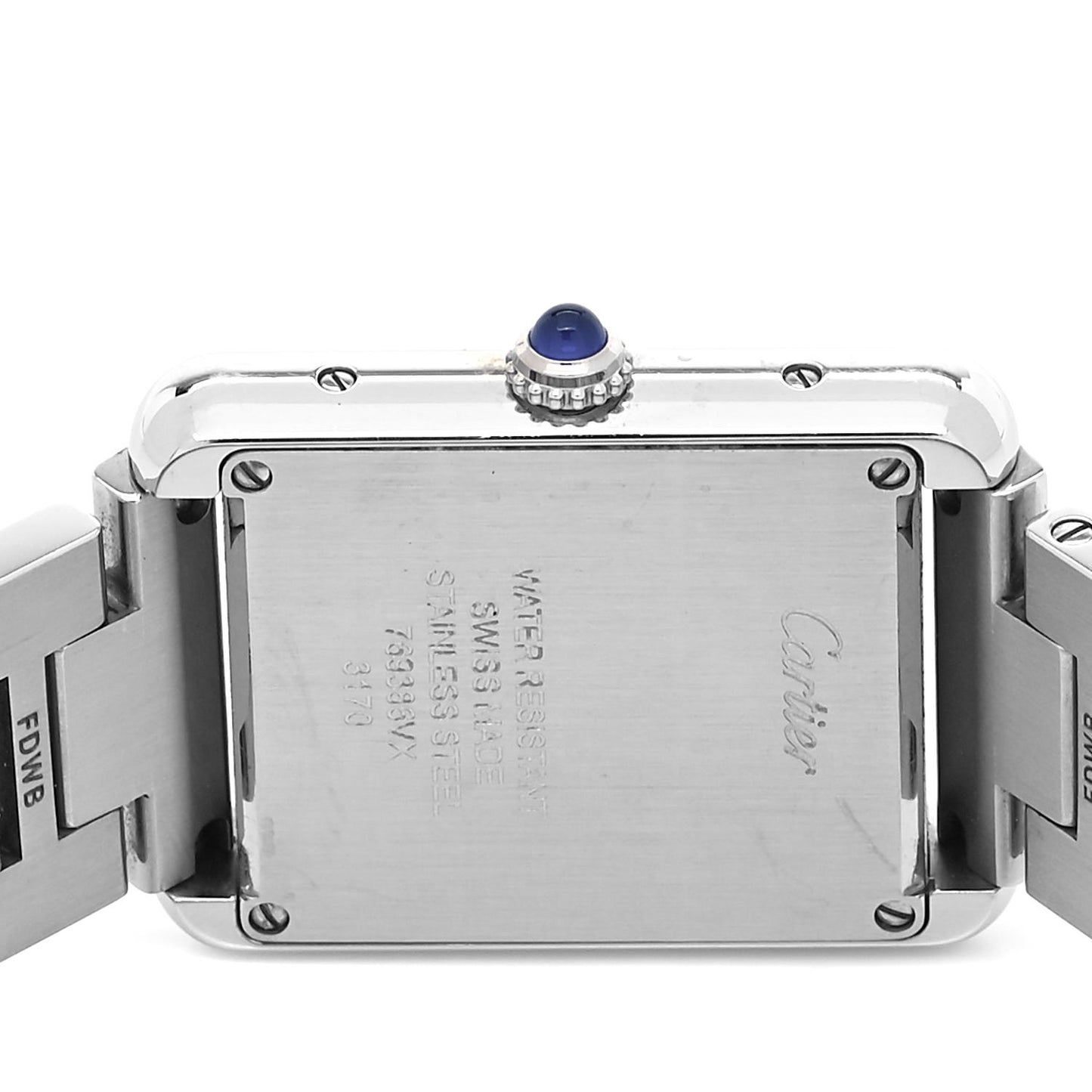 Stainless Steel 24mm Tank Solo Quartz Watch