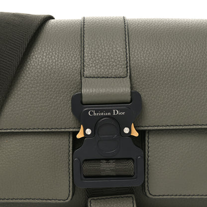 Christian Dior Grained Calfskin Hit The Road Bag Dark Green 8 of 10