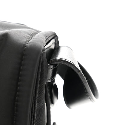 Prada Re-Nylon Vitello Padded Small Flap Shoulder Bag Black 10 of 11