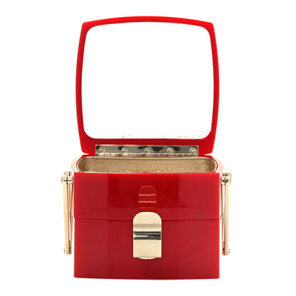 Chanel Plexiglass Evening in L'Atelier Minaudiere Jewelry Box Red 5 of 12