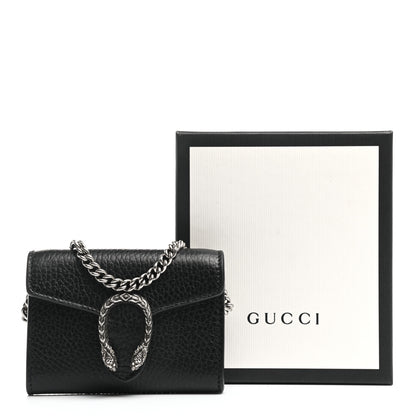 Gucci Calfskin Dionysus Coin Purse Black 7 of 7