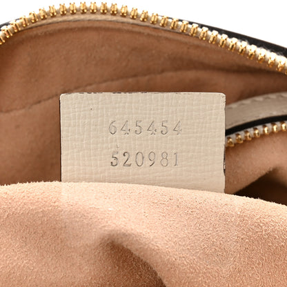Gucci GG Supreme Monogram Small Horsebit 1955 Shoulder Bag Beige Mystic White 7 of 12
