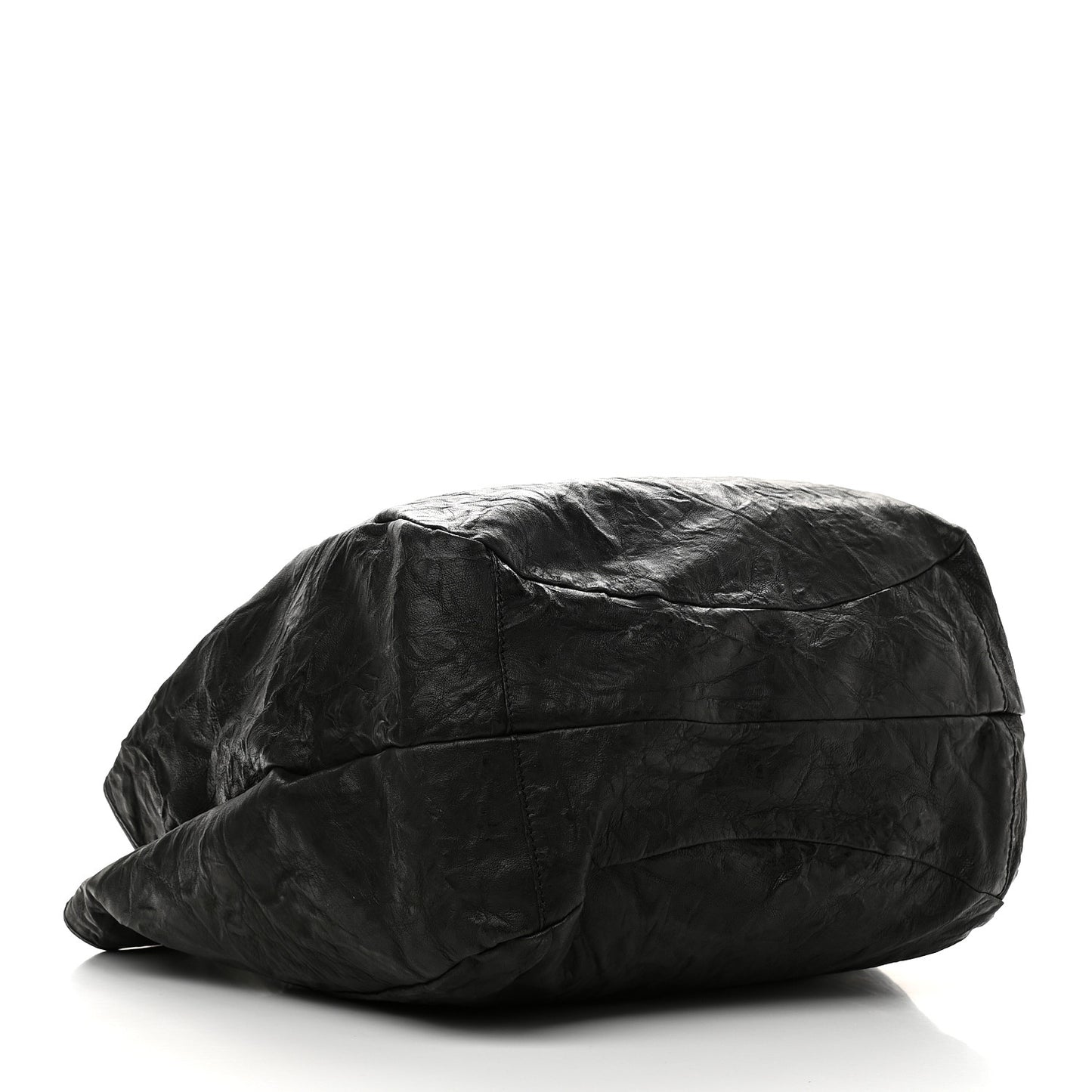 Tumbled Sheepskin Hobo Black