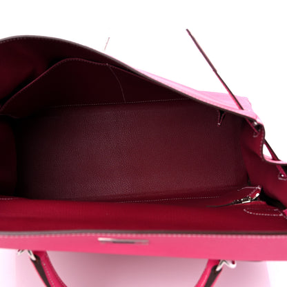 Hermes Epsom Candy Kelly Retourne 35 Rose Tyrien Rubis 5 of 9
