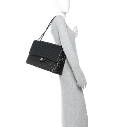 Chanel Caviar Quilted XXL Travel Flap Bag Black 2 of 10
