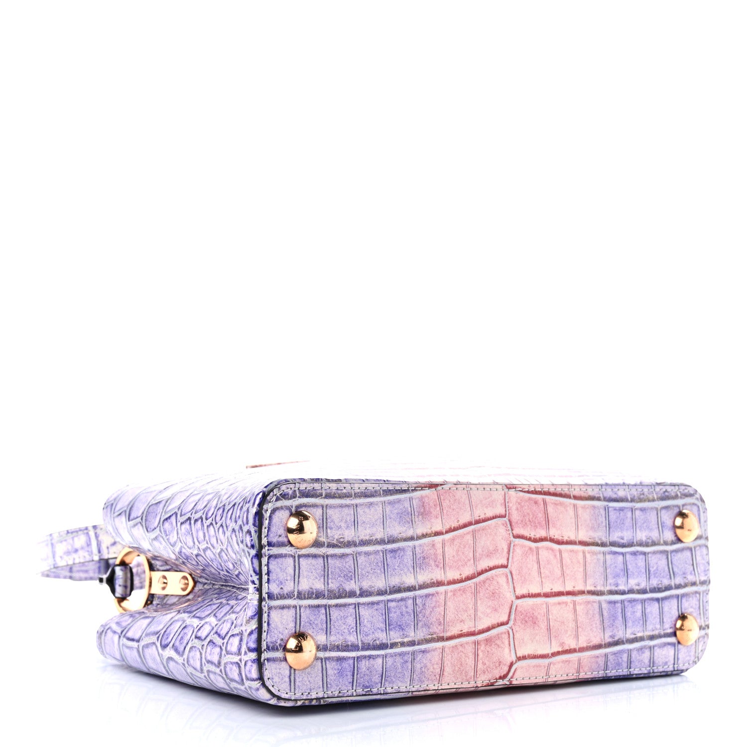 Louis Vuitton Crocodile Ombre BB Capucines Pink 4 of 9