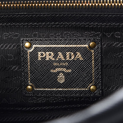 Prada Saffiano Lux Bowler Black Cammeo 7 of 10