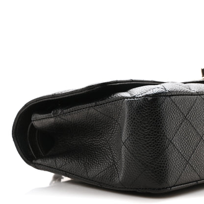 Chanel Caviar Quilted Medium Double Flap Black 9 of 11