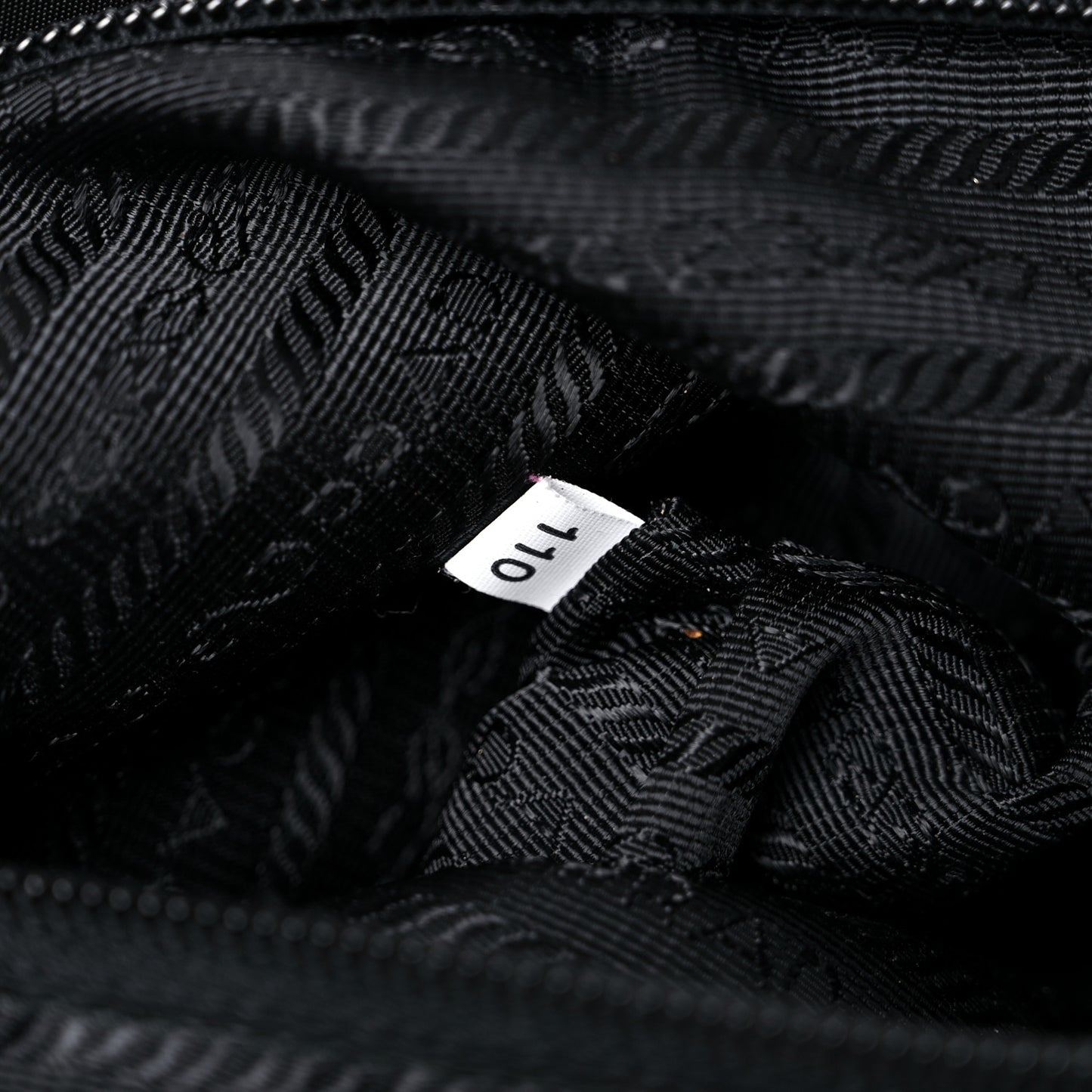 Tessuto Nylon Grommet Backpack Black