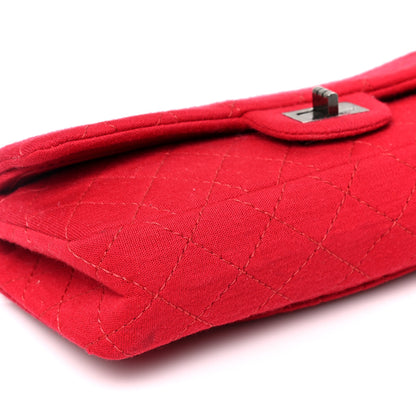 Chanel Jersey Quilted 2.55 Reissue East West Flap Red 8 of 9