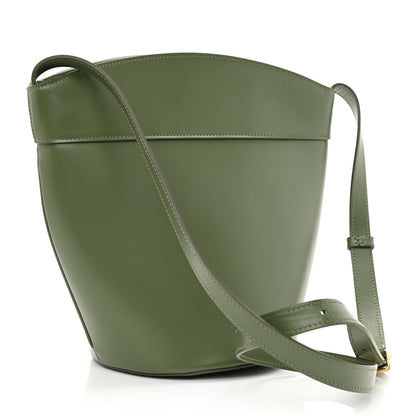 Celine Calfskin Crecy Bucket Bag Green 3 of 10