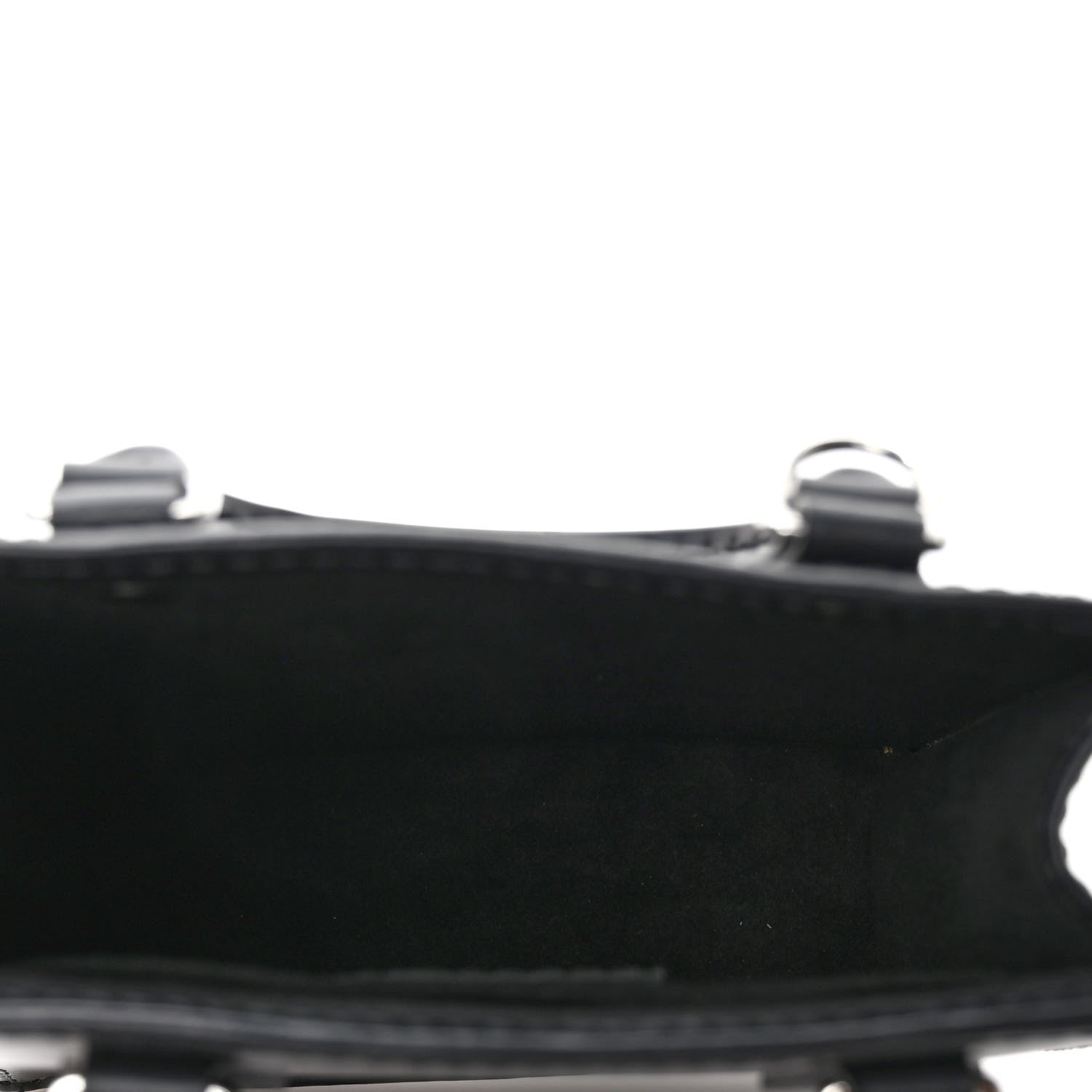 Louis Vuitton Epi Petit Sac Plat Black 5 of 11