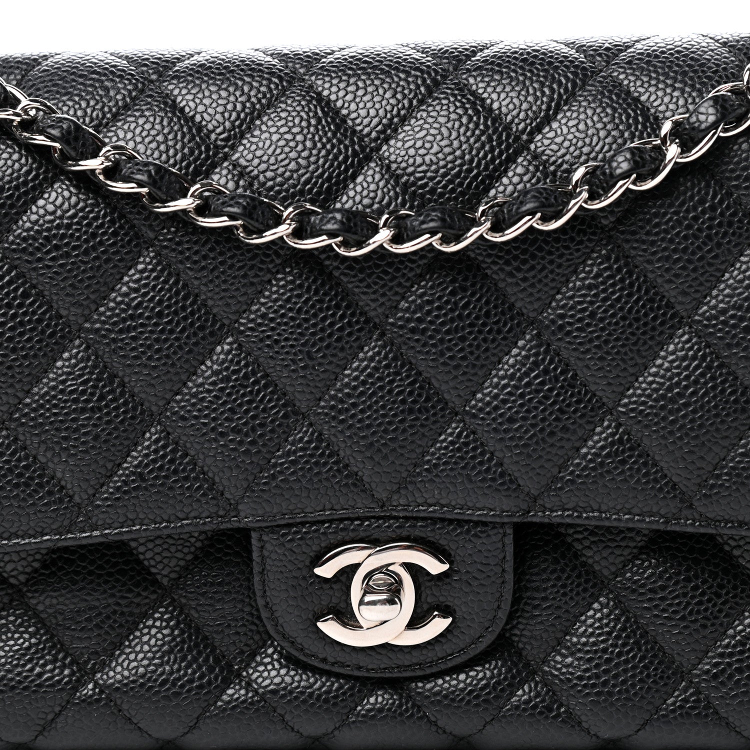 Chanel Caviar Quilted Small Double Flap Black 10 of 10
