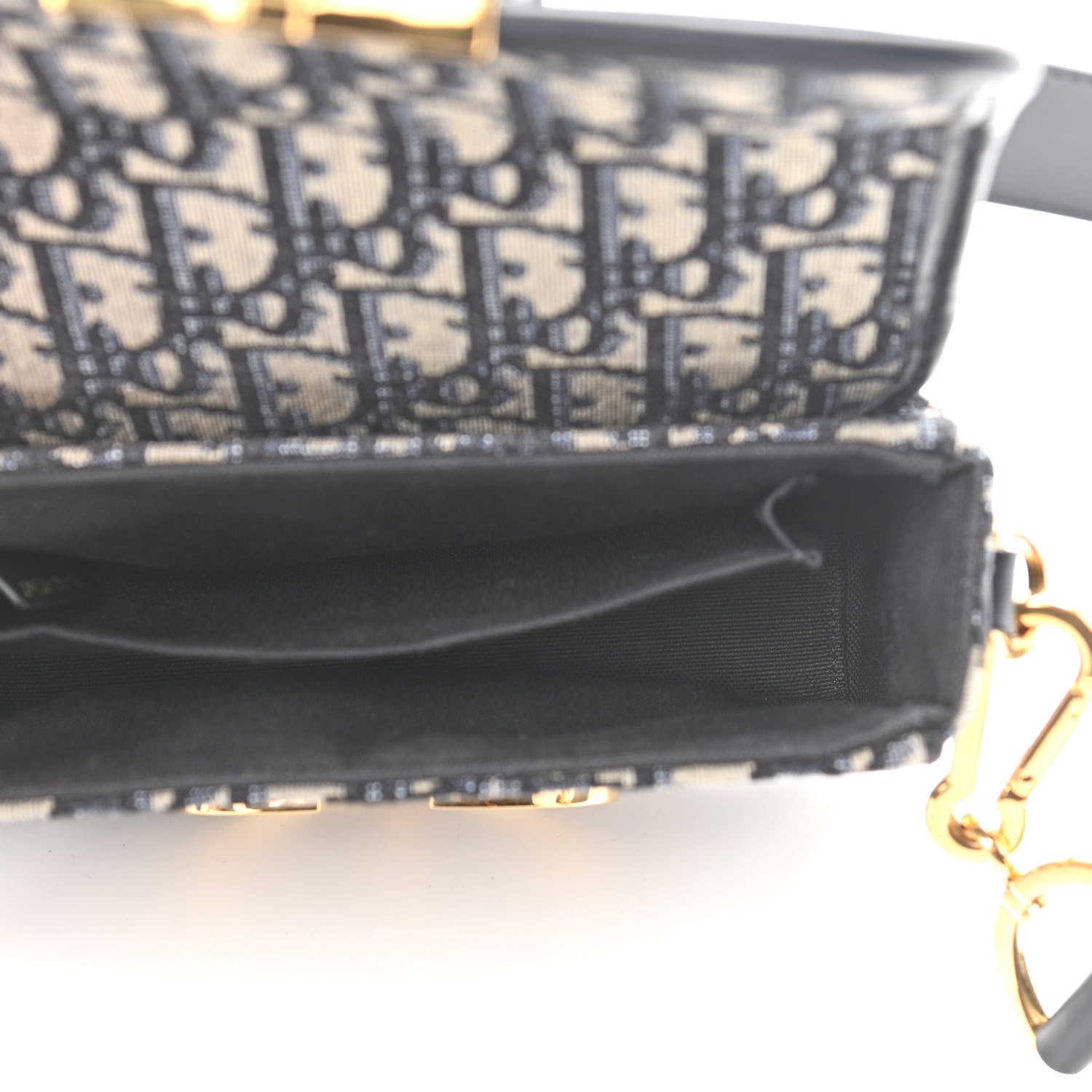 Christian Dior Oblique 30 Montaigne Box Bag Blue 4 of 10