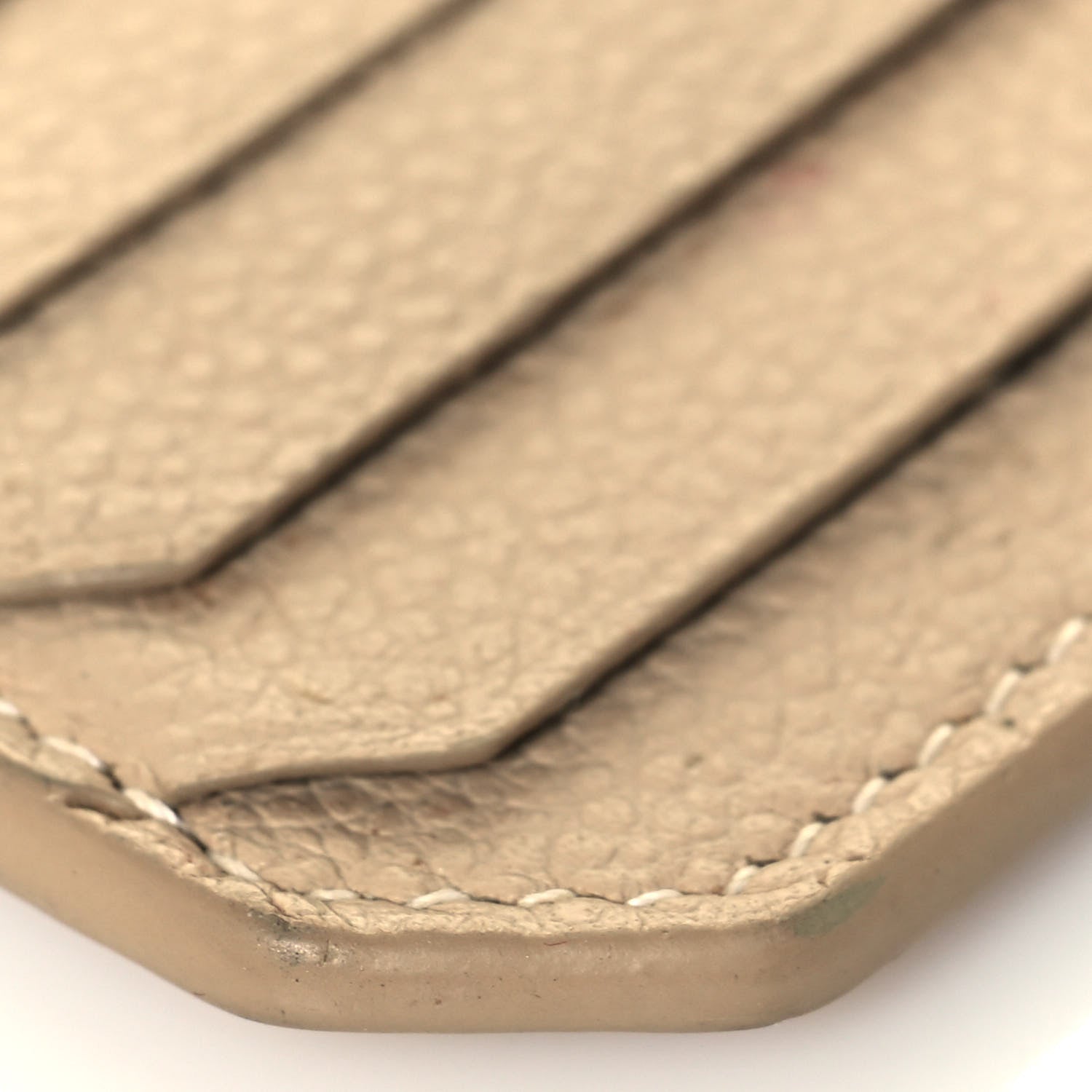 Saint Laurent Grained Calfskin 5 Fragments Zip Pouch Card Holder Nude 8 of 11