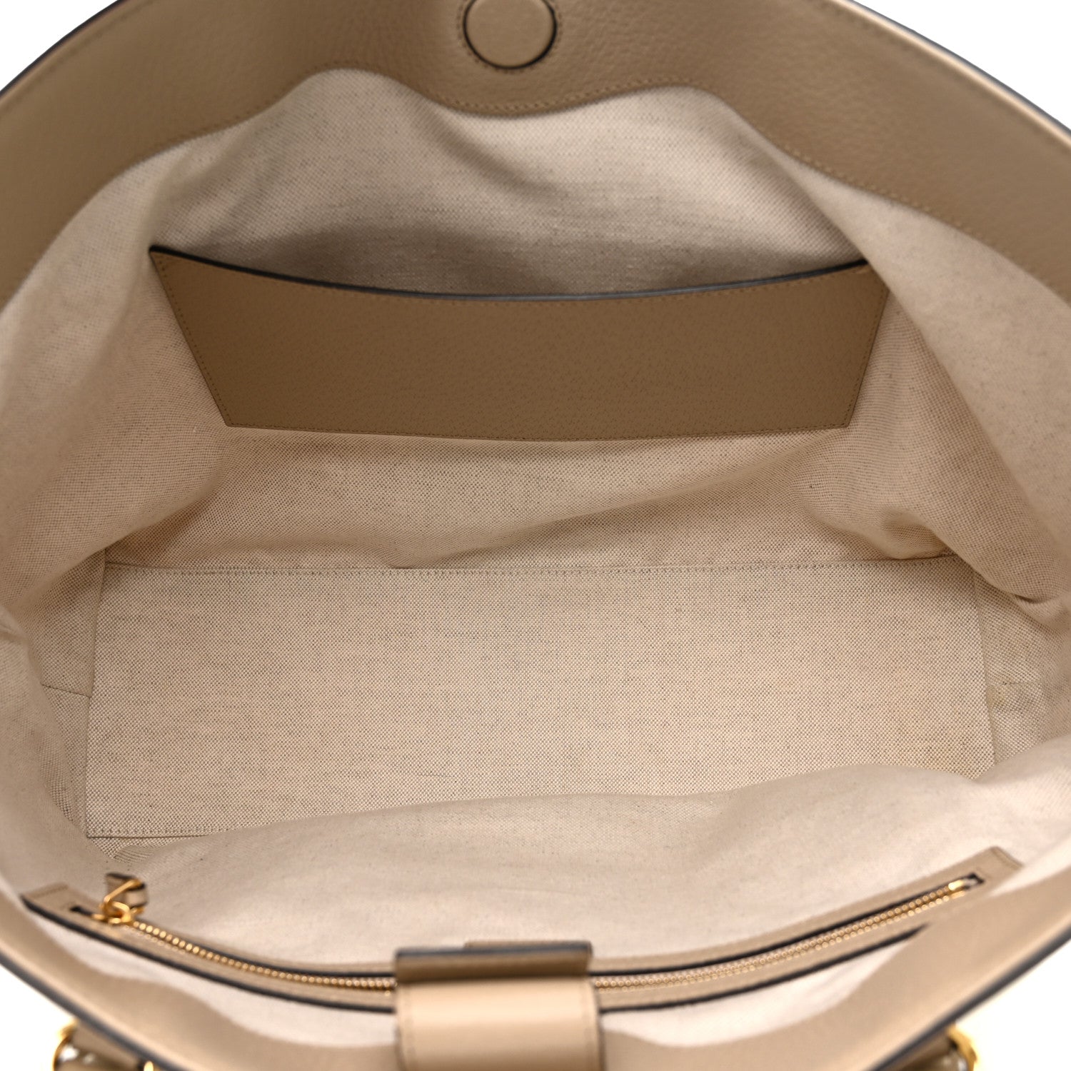 Gucci GG Supreme Monogram Textured Dollar Calfskin Web Medium Ophidia Shopping Tote Beige Mystic White Oatmeal 5 of 15