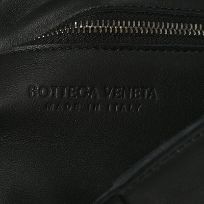 Bottega Veneta Lambskin Maxi Intrecciato Cassette Crossbody Bag Black 6 of 8