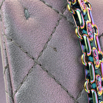 Chanel Iridescent Lambskin Quilted 2.55 Reissue 225 Flap Light Purple 11 of 13