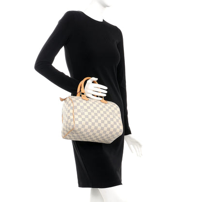 Louis Vuitton Damier Azur Speedy 25 2 of 17