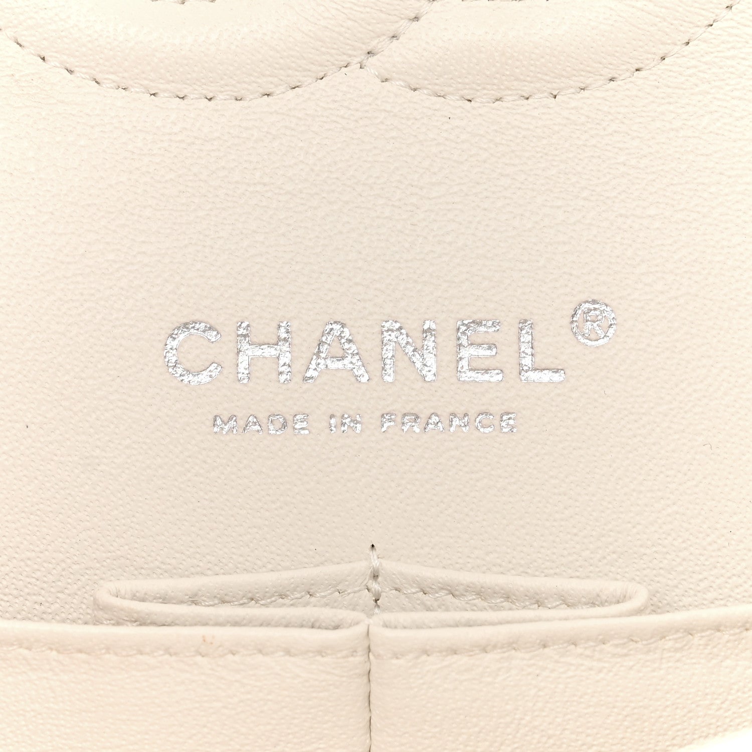 Chanel Crumpled Calfskin Quilted Medium Double Flap White 6 of 14