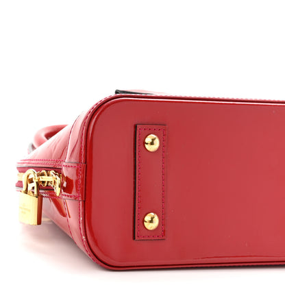 Louis Vuitton Vernis Alma BB Cherry 8 of 9