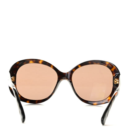 Chanel Acetate CC Sunglasses 714 Dark Tortoise 4 of 6