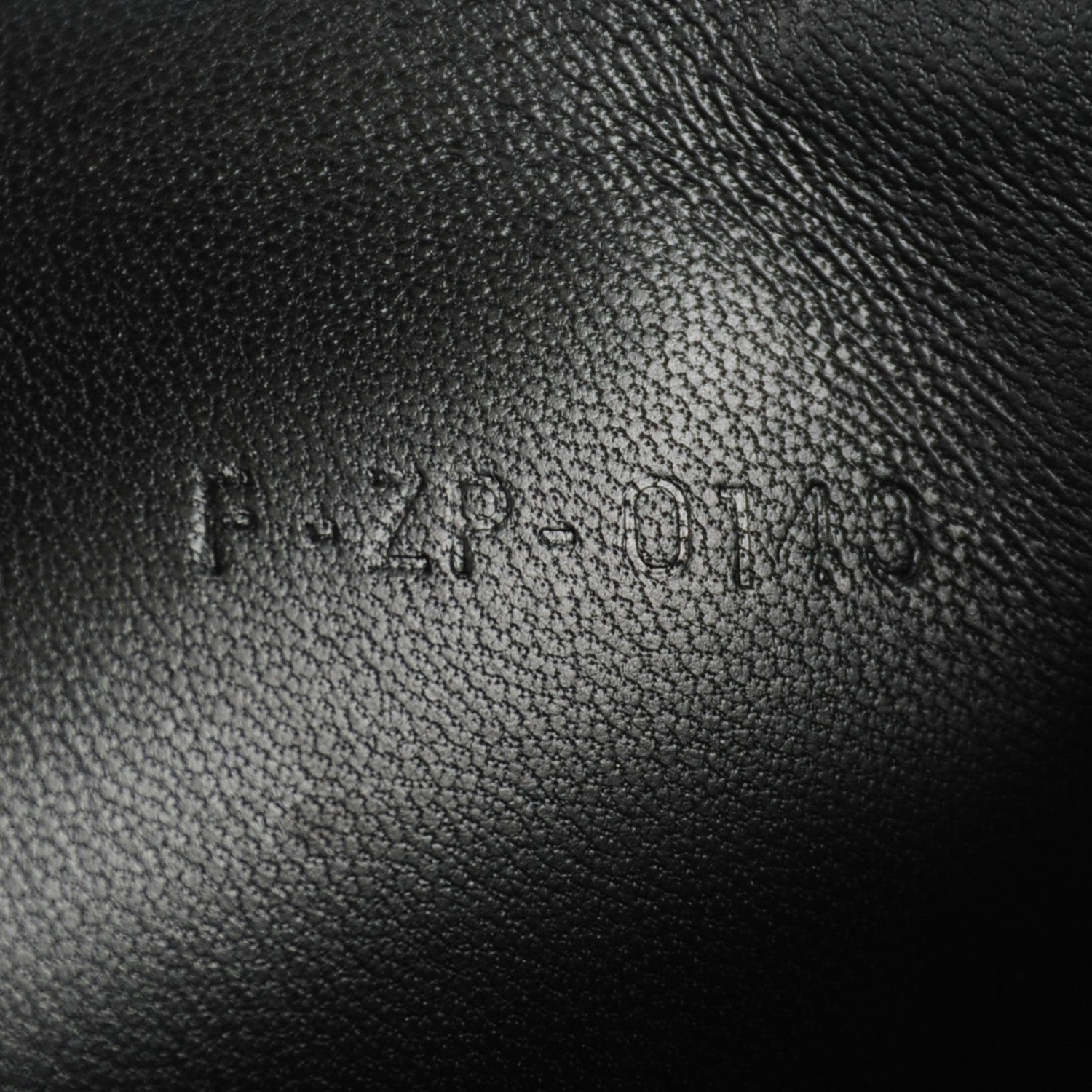 Celine Spazzolato Calfskin Clutch Black 8 of 8