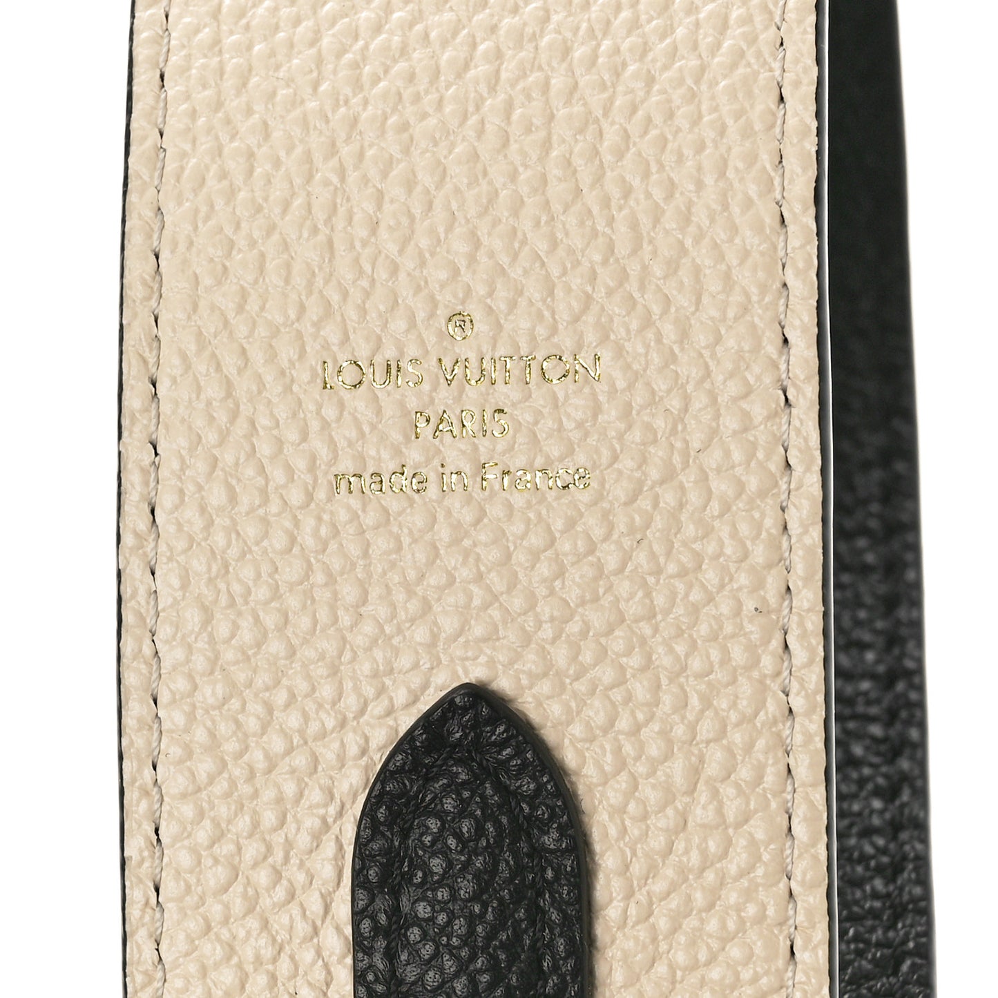 Empreinte Monogram Bandouliere Shoulder Strap Black Beige