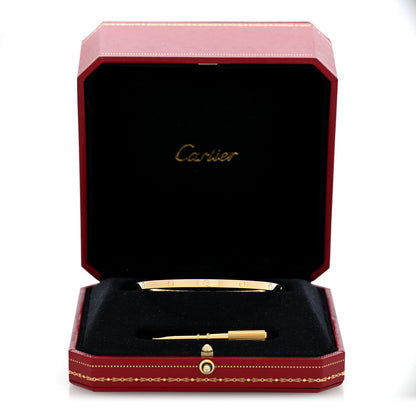 Cartier 18K Yellow Gold Small LOVE Bracelet 19 7 of 7
