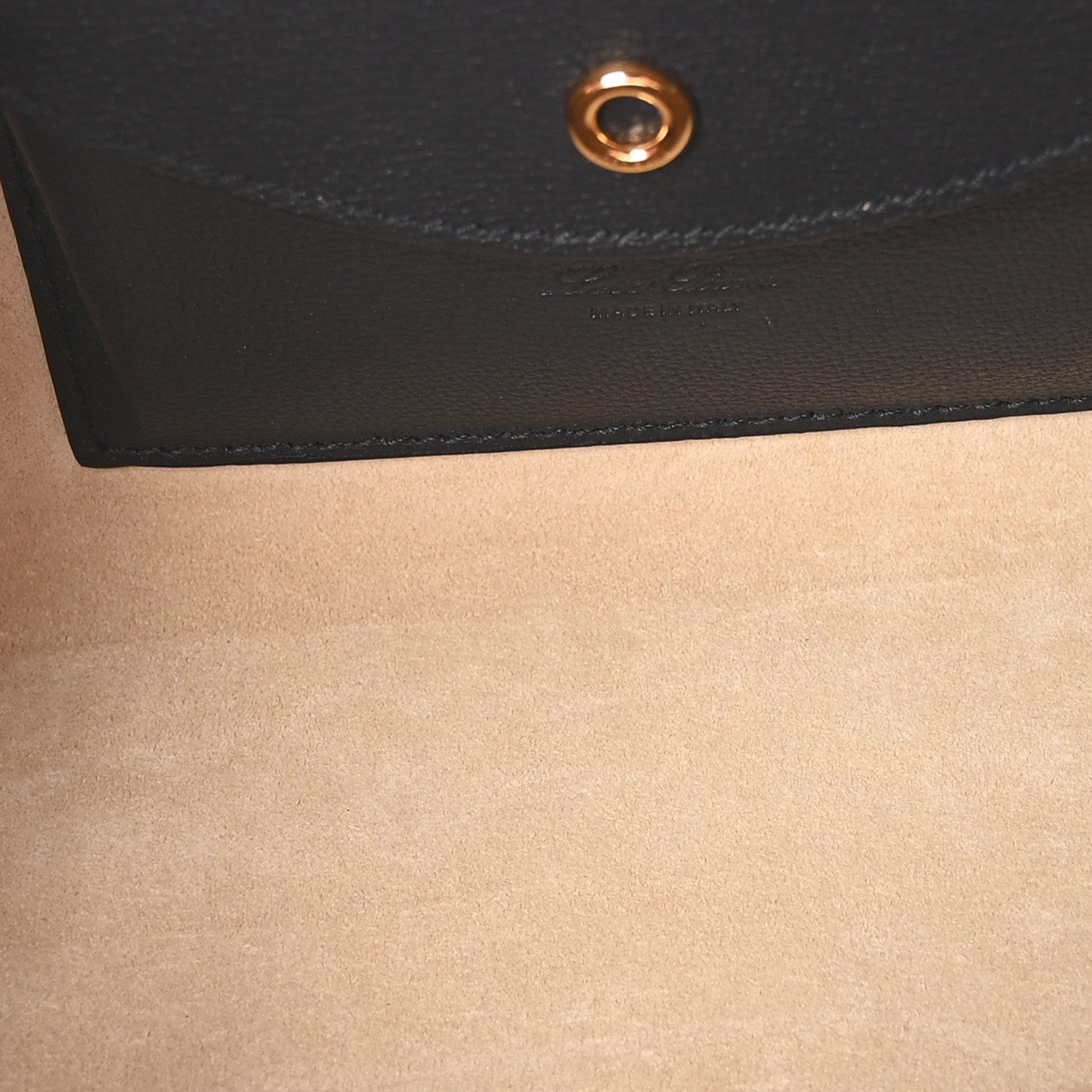 Loro Piana Grained Calfskin Extra Bag L27 Navy 5 of 9