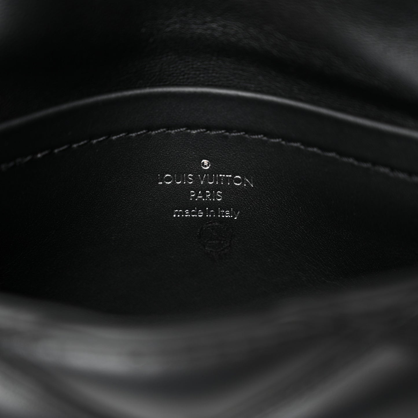 Lambskin Malletage Studs Pico GO-14 Black