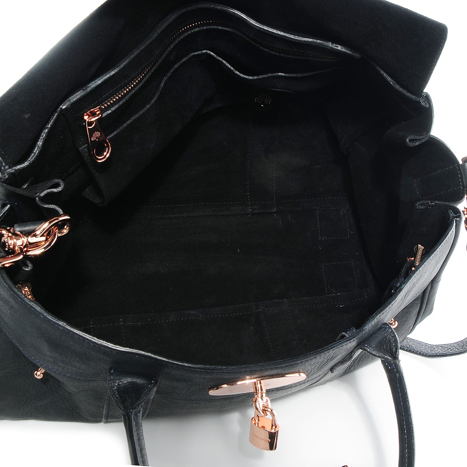 Mulberry Goatskin Heritage Bayswater Satchel Black 5 of 9