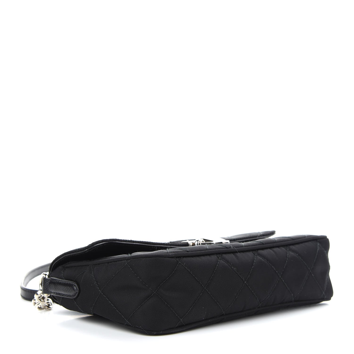 Prada Nylon Tessuto Impuntu Quilted Flap Black 4 of 11