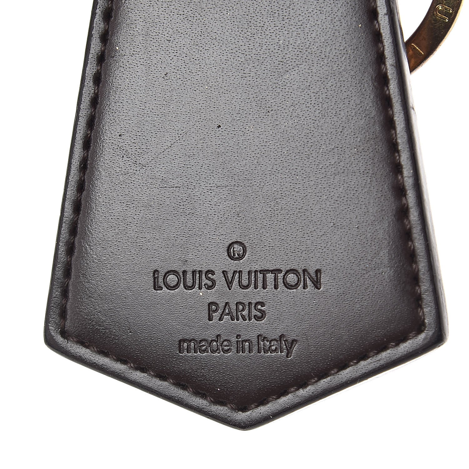 Louis Vuitton Damier Ebene My Travel Tag Bag Charm and Key Holder 3 of 3