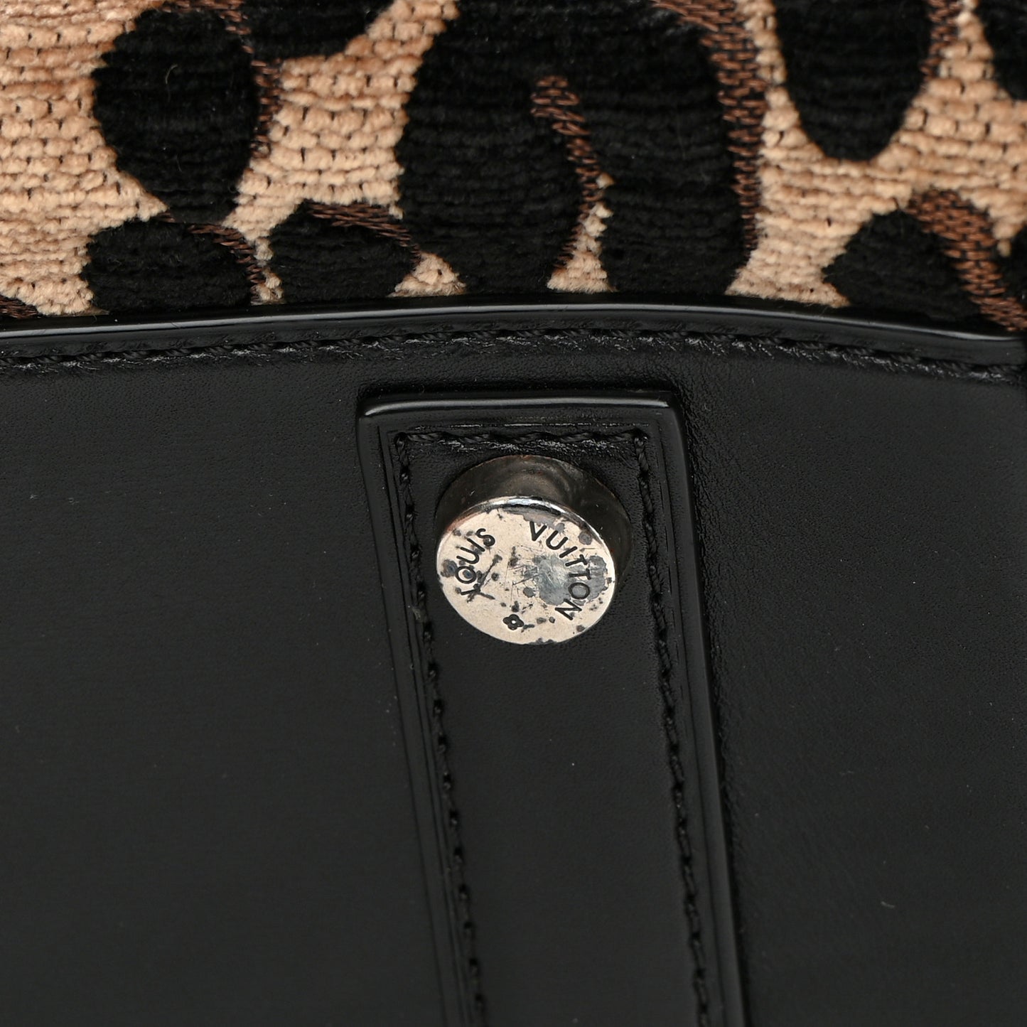 Jacquard Velvet Leopard Print Stephen Sprouse Speedy