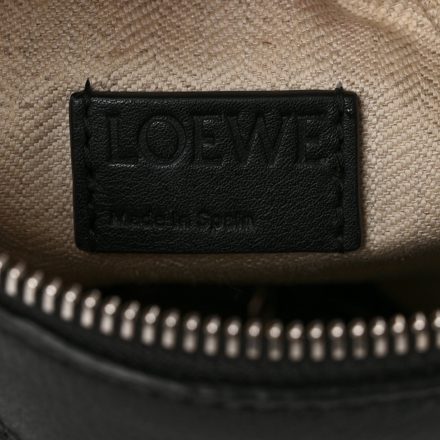 Loewe Calfskin Small Puzzle Bag Black 7 of 14